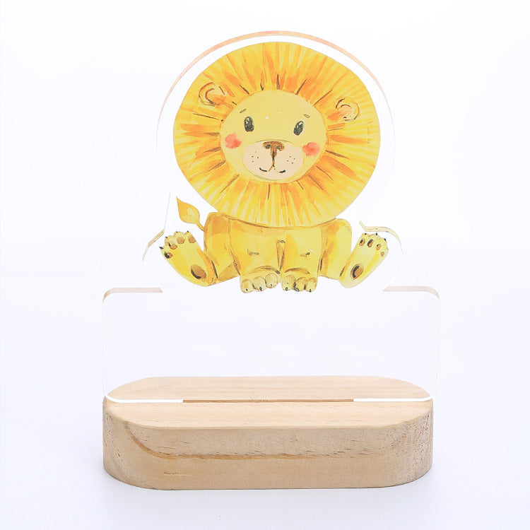 Night Light Creative Children's Names Cartoon Animation Ornaments