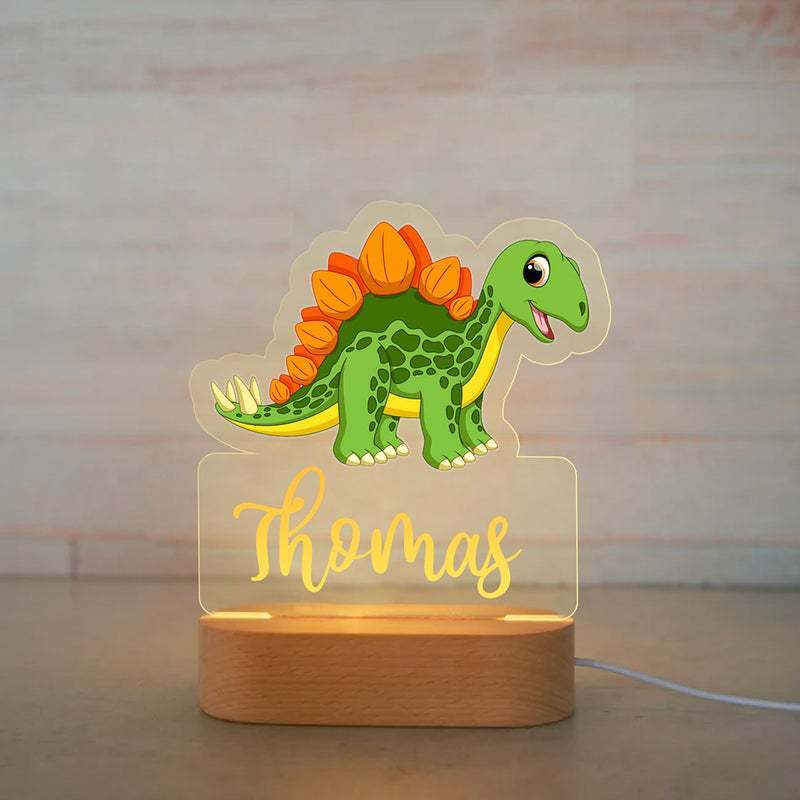 Night Light Creative Children's Names Cartoon Animation Ornaments