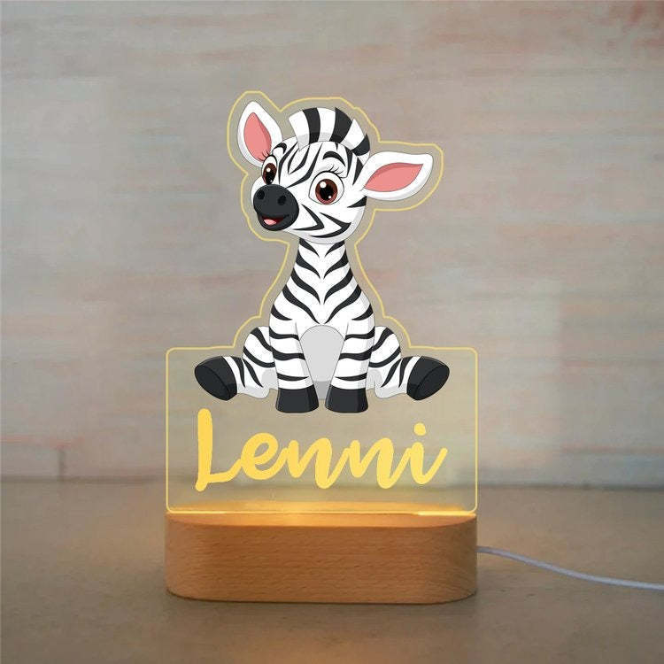 Night Light Creative Children's Names Cartoon Animation Ornaments